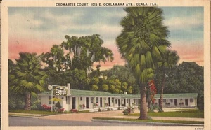 Ocala, FLORIDA - Cromartie Court - Motel - ROADSIDE AMERICA - ADVERTISING - Picture 1 of 2