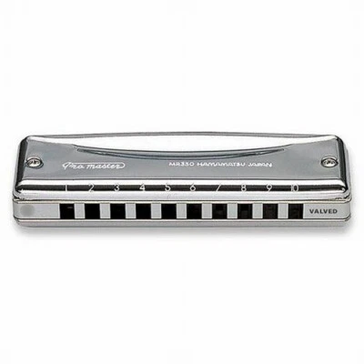 Diatonic Harmonica Suzuki Promaster MR-350V New Sib - Bb VALVED Fast Shipping! - Image 1 of 2