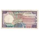 [#649141] Banknote, Sri Lanka, 20 Rupees, 1989, 1989-02-21, KM:97b, F(12-15)