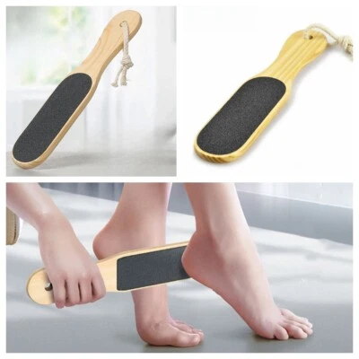 Foot File Hard Skin Remover Scraper Feet Callus Dry Heel Rasp Pedicure Wooden