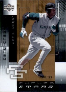 2007 Upper Deck Future Stars Carl Crawford #d /99 Silver Foil Rookie RC Rays - Picture 1 of 2