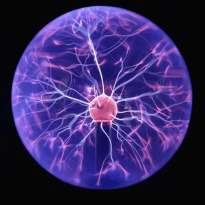 Attractive Blue 16" Tesla Plasma Ball Light Lamp fr Holiday Party Club Bar Decor - Picture 1 of 8