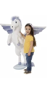 Giant Jumbo Melissa and Doug plush stuffed RARE Pegasus Horse 40" - Picture 1 of 10