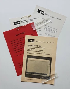  AGE Wärmespeicher Aufladautomatik ELFAMATIK Standarbaureihe 68 Anleitung Papier - Picture 1 of 10