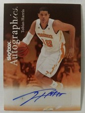 2011-12 Fleer Retro Tobias Harris Skybox Autographics Rookie Autograph Tennessee