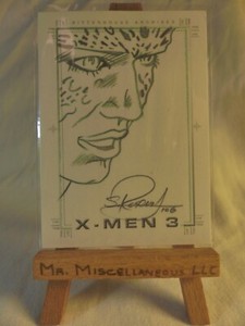 X3 X-Men III The Last Stand sketchafex by Scott Rosema sketch card Mystique