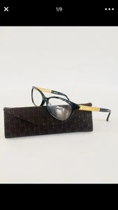 Gucci Women's Gold Plated Diamantissima Optical Frames Glasses MSRP $665 - Picture 1 of 9