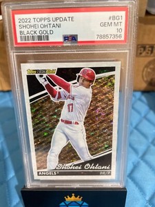 2022 Topps Update Black Gold #BG1 Shohei Ohtani PSA 10 Rare POP 13