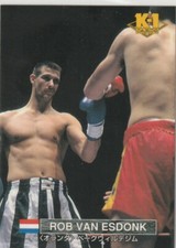 1997 ROB VAN ESDONK  #84 BANDAI  K-1 Grand Prix Card  Mixed Martial Arts