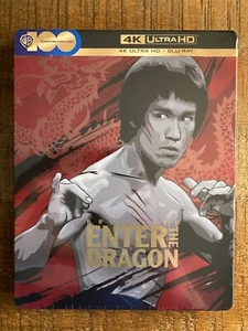 Enter the Dragon w. Steelbook (4K UHD Blu-ray, Import, 1973) *NEW/SEALED* - Picture 1 of 6