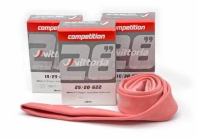 Vittoria competition, Latexschlauch Rennrad/Gravel, Größen 19-23, 25-28, 30-38mm