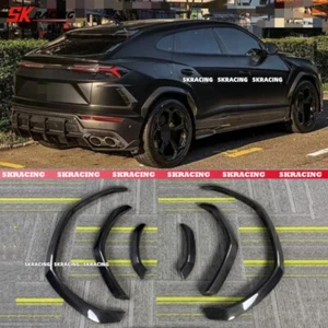 FIBRA DE CARBONO RUEDA CEJA ARCO MOLDURA GUARDABARROS LLAMARADA NUEVO ESTILO PARA LAMBORGHINI URUS - Imagen 1 de 16