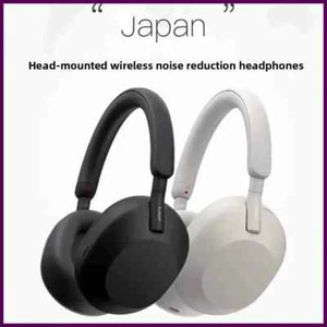 Casque Bluetooth sans fil haut de gamme WH-1000XM5 2025 neuf avec tête montée - Photo 1 sur 27