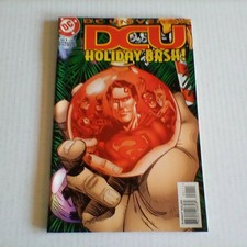 DC Universe Holiday Bash #1 (DC) 1997 -- VF/VF+ -- JLA X-Mas Ornament Cover