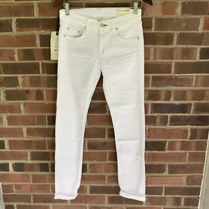 Rag & Bone White The DRE Boyfriend Skinny Jeans Women’s Size 25 in NEW - Picture 1 of 12