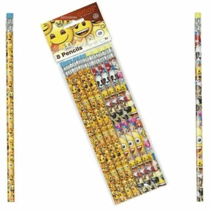Emoji Pencils Party Favors 8ct. - Picture 1 of 1