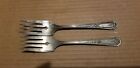 2 ANTIQUE VINTAGE COLLECTIBLE FORKS 6" MADISON SILVER PLATE
