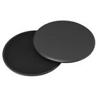 Exercise Core Sliders 175Mm Glider Discs Dual Sided Usage, Black