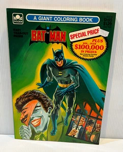 BATMAN GOLDEN COLORING BOOK (1989 DC Comics) -- NM- - Picture 1 of 2