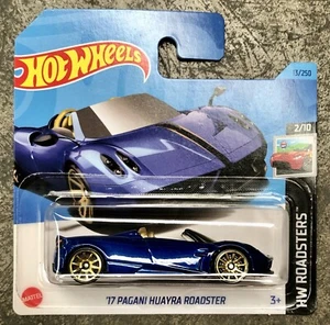 Hot Wheels ‘17 PAGANI HUAYRA ROADSTER BLU 2023 1:64 - Foto 1 di 2