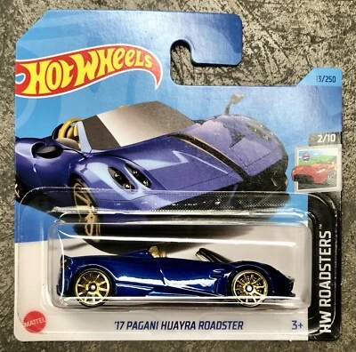 Hot Wheels ‘17 PAGANI HUAYRA ROADSTER BLU 2023 1:64 - Immagine 1 di 2