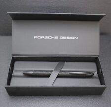 Bolígrafo negro Porsche Design 920942 acero inoxidable Tec Flex P'3110 de Japón