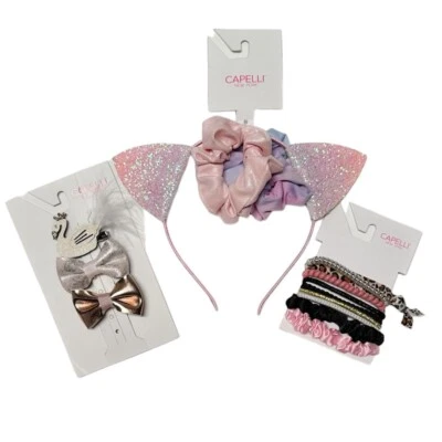 Capelli New York Girls Hair Accessories Set Of 3 NWT - Image 1 of 4