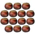 16 Pcs Artificial Mini Acorns Nut Faux Nuts For Crafts Food