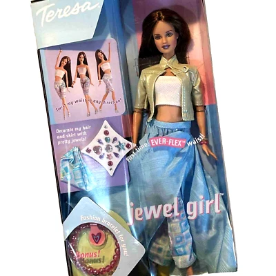 Barbie Friend Teresa ~ Jewel Girl ~ With Ever Flex Waist! New In Box ~ Mattel💎 - Image 1 of 4