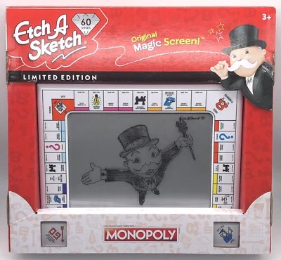 Etch A Sketch Monopoly 60 Aniversario Edición Limitada Hasbro Parker Bros. Foto 1 de 4