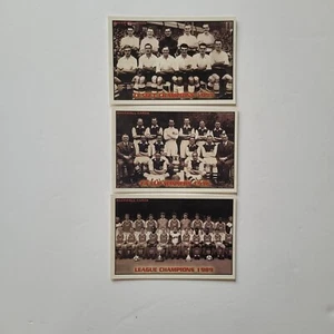 Arsenal FC Postcards x3 League Champions 1953 1989 FA Cup 1936 Rockwell Cards  - Picture 1 of 5