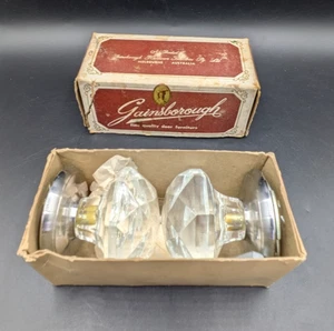 Gainsborough Kristall Türklinken 2er Set und Beschläge DP4040 in OVP - Bild 1 von 9