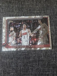 Topps 2025-26 Defensive Duo Leads #297 Diamante Houston Rockets - Picture 1 of 2