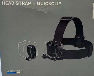 GoPro Head Strap + QuickClip ACHOM-001 for All GoPro HERO8 HERO7 HERO6 HERO5 - Image 1 of 4