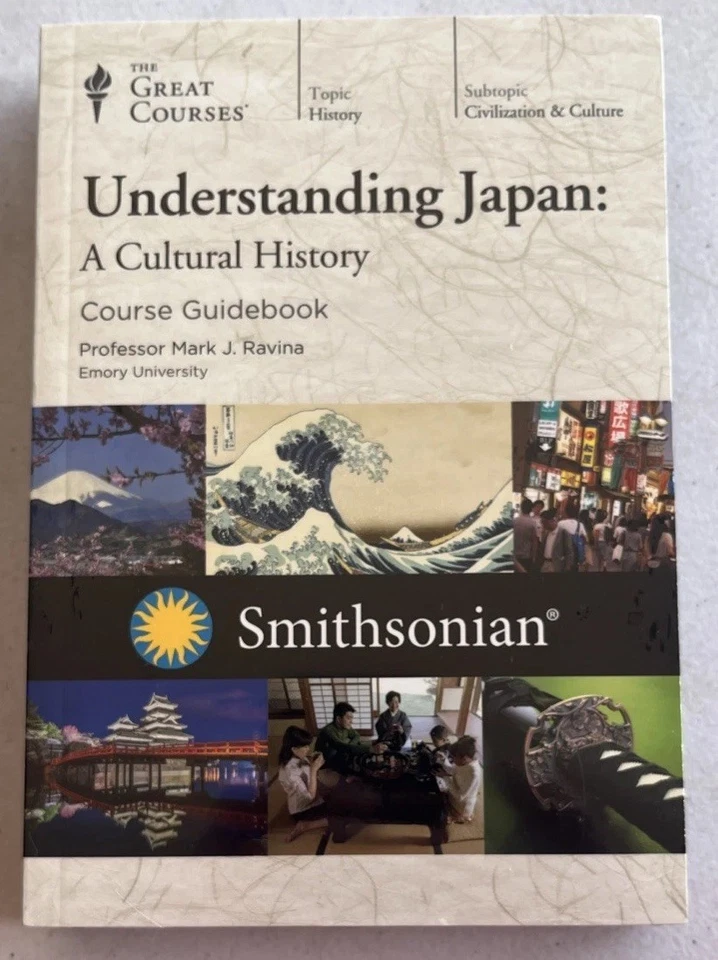 Great Courses Understanding Japan: A Cultural History 4 DVDs + Guidebook New Foto 1 de 4