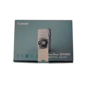 Canon PowerShot SD400 Digital ELPH 5.0 MP Kamera mit Box & Zubehör - Bild 1 von 20
