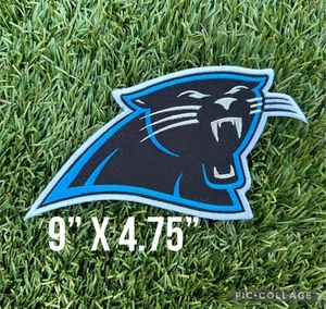 Carolina Panthers BIGGEST 7” Patch Iron On Embroidered US SELLER - Picture 1 of 3