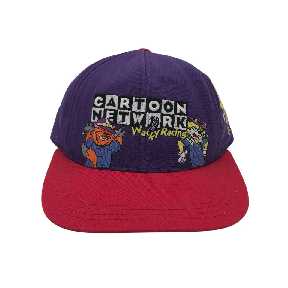 Sombrero Snapback Vintage Cartoon Network Wacky Racing Usado, Juvenil, Raro Foto 1 de 4