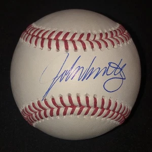 John Smoltz Signed Rawlings Baseball JSA COA Atlanta Braves Hall of Fame HOF - Picture 1 of 2