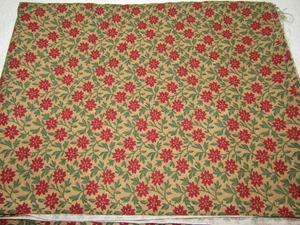 3 YARDS VINE CREEK BY KANSAS TROUBLES QUILTERS FOR MODA FABRICS #9272 RED FLORAL - Picture 1 of 5