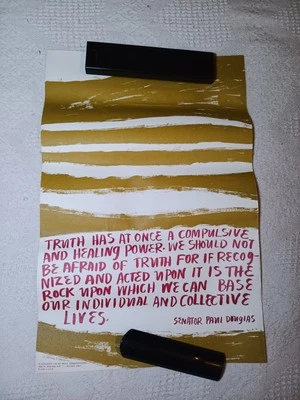 PÓSTER de arte pop de 1960 Argus Patricia Ellen Ricci citas Paul Douglas pliegues Foto 1 de 4