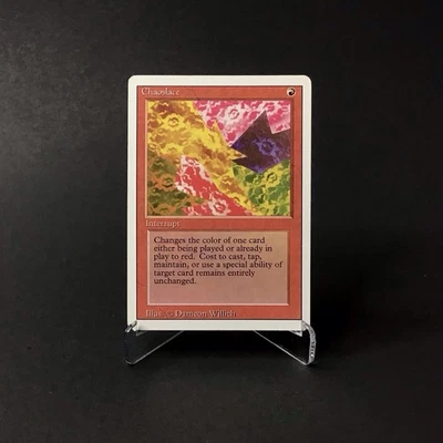 Magic: The Gathering Chaoslace MTG Revised Edition Vintage 1994 MP - Image 1 of 2