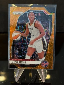 2024 Prizm WNBA Aliyah Boston Orange Cracked Ice #3 Fever - Picture 1 of 2