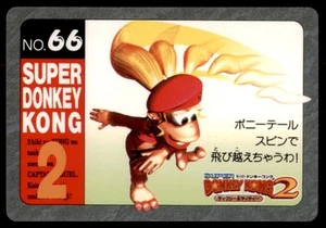 Super Konkey Kong 2 1996 Nintendo Bandai Ponytail Spin! Japón #66 - Imagen 1 de 2