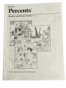 Key to Percents Answer Key and Notes for Books 1-3~Key Curriculum Press Books PB - Picture 1 of 4
