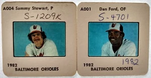 1982 Baltimore Orioles 35mm 2" x 2" Slides Dan Ford & Sammy Stewart - Picture 1 of 1