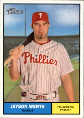 2010 Topps Heritage #78 Jayson Werth - NM - Image 1 of 2
