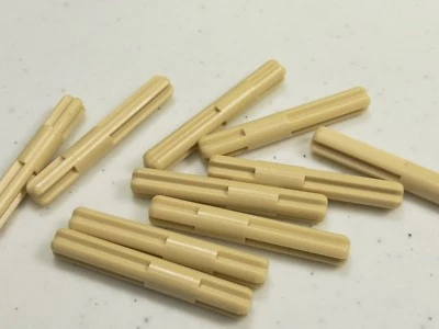 LEGO Technic Axle 4 with Center Stop (99008) Technic Mindstorms NEW - x10 - Tan - Image 1 of 4