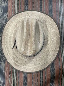Resistol Genuine Mexican Palm Cowboy Hat Men’s Size 7 1/8