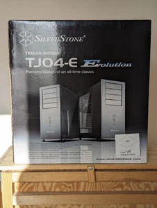Case Silverstone Temjin TJ04-E | ATX Solid Black Steel + Aluminum | SST-TJ04B-E - Zdjęcie 1 z 6
